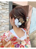 クォーターシーズンズ 茗荷谷(QUARTER SEASONS)&nbsp;和装 ヘアアレンジ