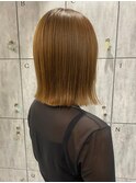 ナチュラルストレート&ナチュラルブリーチ