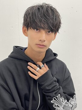 アーリー(Ali'i) ソフトツイストパーマ刈り上げマッシュ2ブロック