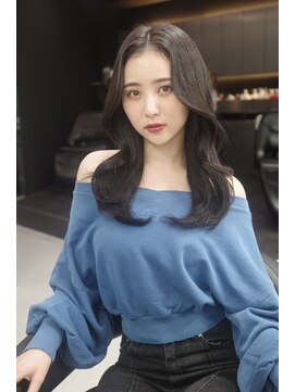 ベレーザシェルト(Beleza scelto) 5625髪質改善アッシュブラックカーキベージュ韓国ワンホンヘア