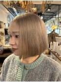 ブランドベージュ　ダブルカラー　stylist/miaki