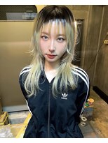 アリートウキョウ(ALLY TOKYO) シャギーウルフボブウルフロングウルフ外ハネウルフカット