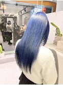 ツヤツヤネイビーカラー
