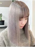 グレージュ[新宿駅/切りっぱなしボブ/エアリーロング]