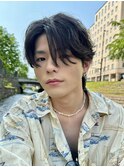 波巻きニュアンスセンターパートウルフ