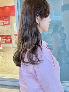 ケーツー あべのキューズモ-ル店(K-two) ゆる巻きロングヘア*透明感カラー*ベージュ*イルミナカラー