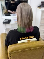 シャルティア(SHALLTIA)&nbsp;個性派カラー【山口市美容室】【山口市ハイトーンカラー】