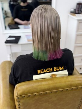 シャルティア(SHALLTIA) 個性派カラー【山口市美容室】【山口市ハイトーンカラー】