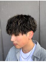 エマノン 京都店(EMANON)&nbsp;ツイストスパイラルパーマ×メッシュ