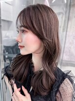 フィヴェント(Fivent)&nbsp;似合わせ顔まわりカットとツヤ色ショコラブラウンでイメチェン☆