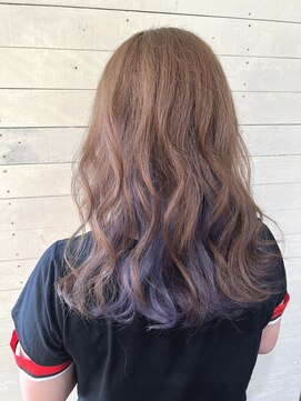 ルノン(LUNON) インナーカラー×パープル/インナーカラー/ダブルカラー