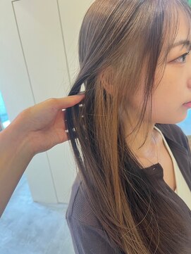 ピピバイヨーク(pipi, by yoke.) インナーカラークリームベージュ