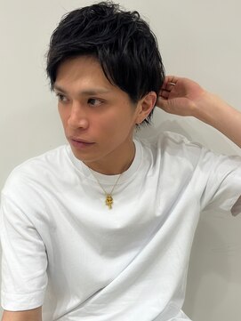 ネイロ 錦糸町(NeiRo) アッシュブラックカルマパーマベリーショートダークアッシュ