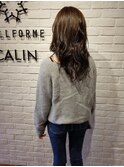 エドル　透け感アッシュ