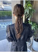 【stylist鬼塚】大人カジュアルポニーテール風アレンジ