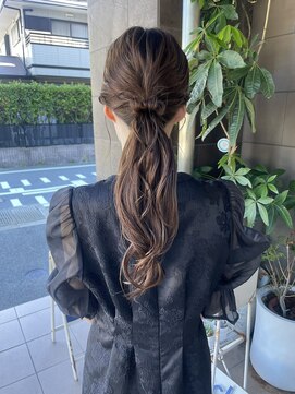 ブランチ(branch) 【stylist鬼塚】大人カジュアルポニーテール風アレンジ