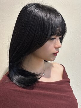 アイフラット 本店(I-FLAT) ワンホンヘア×艶ブラック