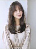 ☆ホワイトグレージュミニウルフデジタルパーマチェリーブラウン