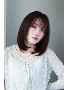 ソイクフ 四条大宮店(SOY-KUFU) 大人可愛い◎似合わせカットイメチェンフルバングショート