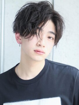 リップスヘアー 梅田アネックス(LIPPS hair) 無造作センターパート