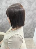切りっぱなしボブ