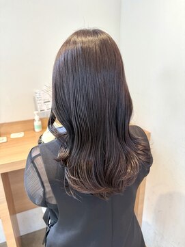 アリゲート ダイカンヤマ(Ari gate daikanyama) ラベンダーミルクティーくすみベージュレイヤーカット透明感