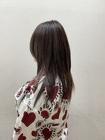 ヘアーライズ 池袋東口店(hair RISE)&nbsp;エアータッチバレイヤージュで控えめブリーチ×ラベンダー