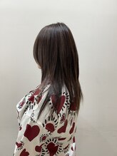 ヘアーライズ 池袋東口店(hair RISE) エアータッチバレイヤージュで控えめブリーチ×ラベンダー