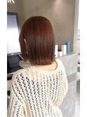 暖色ボブ