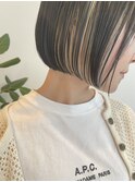 ショートボブ×ブリーチを使ったインナーカラー☆ショート/ボブ