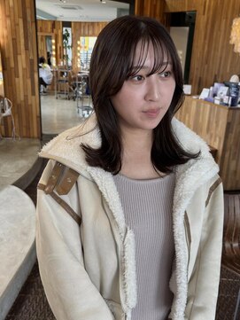 ヘアラウンジ アングゥ(hair lounge ungu) くびれミディベージュ