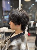 シャドウパーマ（弱め）
