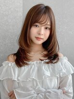 ロンドクレール 川崎(Lond clair) 韓国顔周り/ハイレイヤー/ミディアムレイヤーカット/川崎30