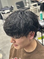 オーバルバイアピッシュ(OVARL by apish)&nbsp;シャドウパーマ/メンズパーマ/ニュアンスパーマ/