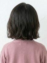 と和 巣鴨 キッズ【骨格補正】オン眉バングの都会的ミディボブ