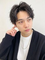 アース 東戸塚店(HAIR & MAKE EARTH)&nbsp;束感メンズヘア！ナチュラルセンターパート×フェザーパーマ