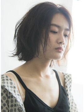 キープへアデザイン(keep hair design) 【自由が丘KEEP】黒髪似合わせパーマボブ