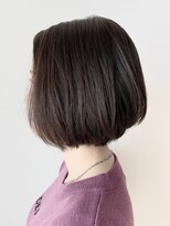 フレイムスヘアデザイン(FRAMES hair design)&nbsp;ナチュラルショートボブ×透明感カラー