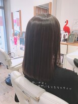 ロッソ 川口店(ROSSO)&nbsp;ナチュラルかわいい【ミディアムツヤボブ】