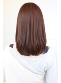 ツヤツヤのストレートベージュ