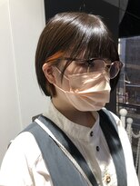 オンザ(ONTHE)&nbsp;[秋仕様] ミニボブ×イヤリングカラー