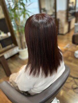 ヘアデザイン ヴォワール(hair & design voir) ライラック×おすぎ