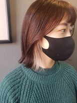ペネロープ(Penelope) 【新宿penelope】ぱつっとボブ×イヤリングカラー!遠藤至