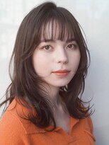 レジュアル(RESSUAL)&nbsp;アッシュブラック ブルーグレージュ くすみブルー  ロブヘア