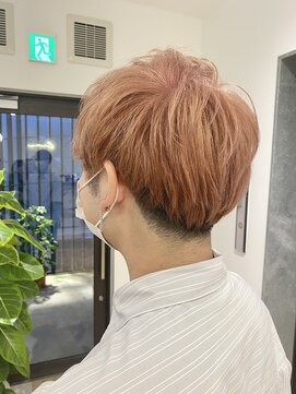 エイトサカエ 栄店(EIGHT sakae) 【EIGHT nagoya】ピンクベージュ/ピンキーショート/ケアブリーチ