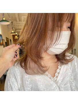 ラック 津田沼(LUCK) LUCKデザインカラー　ピンクホワイトインナーカラー