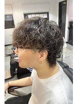 ボルド(MEN'S HAIR SALON BORDO) マッシュウルフ×波巻きスパイラル