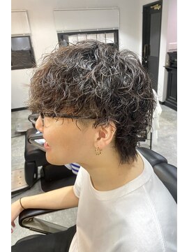 ボルド(MEN'S HAIR SALON BORDO) マッシュウルフ×波巻きスパイラル