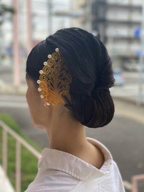 留袖ヘアアレンジ