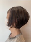 30代40代50代大人可愛い★小顔ショートカット前下がり